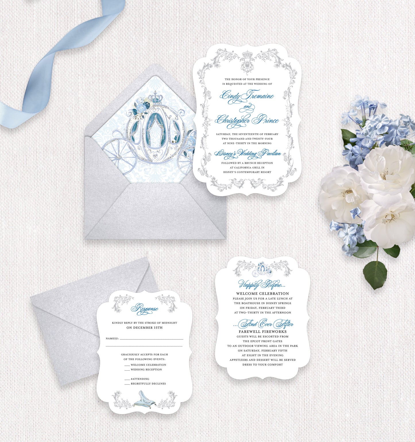 Classic Cinderella Invitation