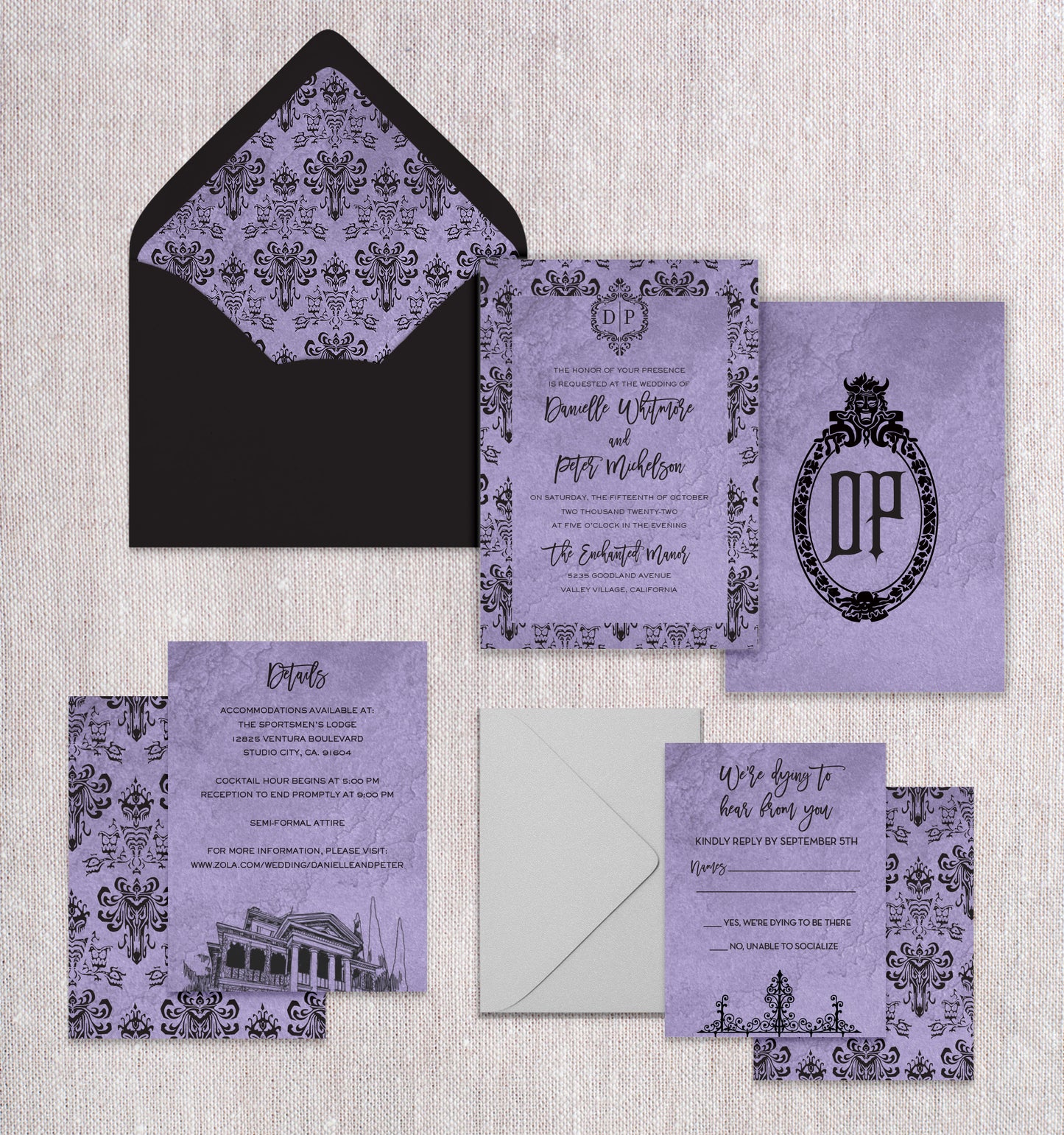 Haunted Mansion Invitation