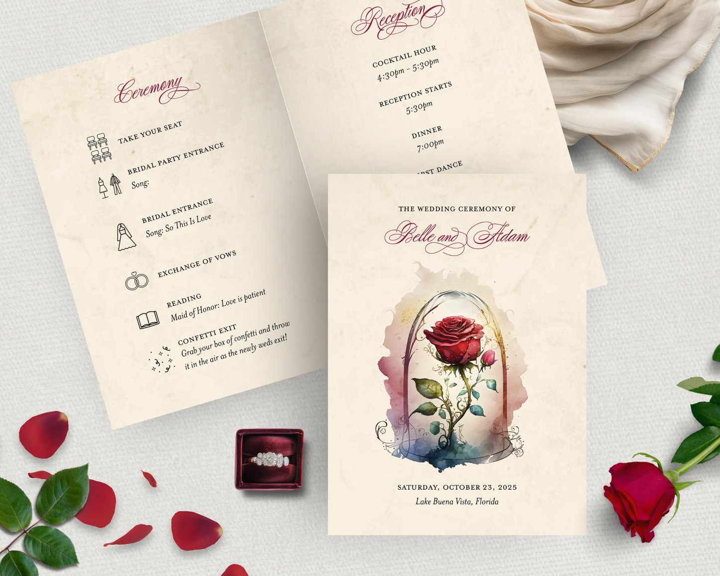 Enchanted Rose Folded Program