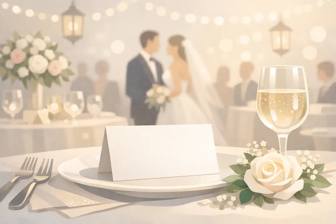 Place Cards Wedding Reception Guests Remember