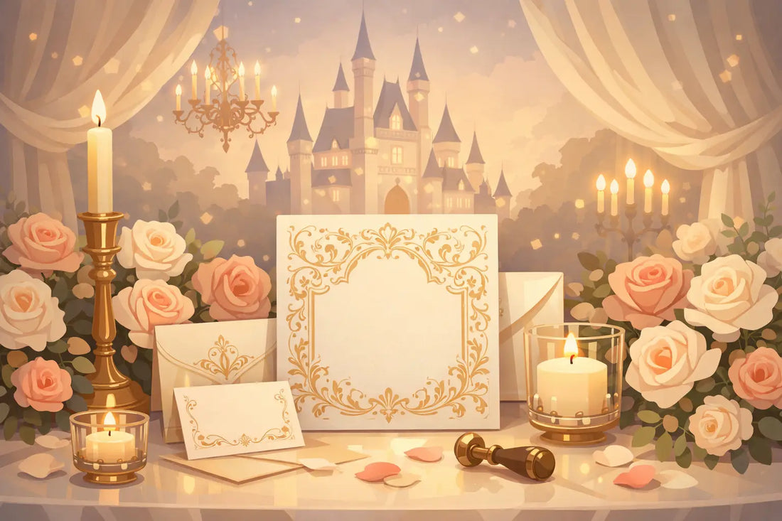 Beauty and the Beast Wedding Invitations