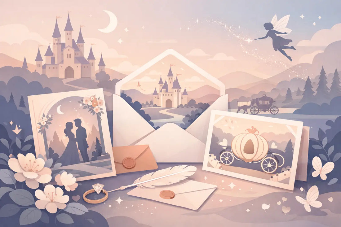 Fairytale Wedding Invitations That Set the Scene