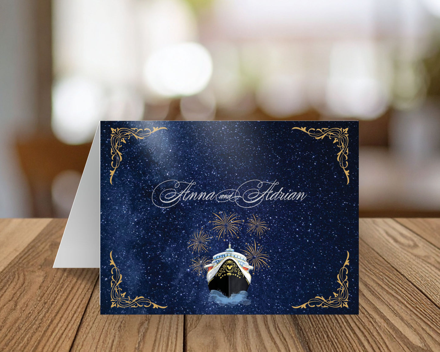 Magical Cruise Folded Thank You Card