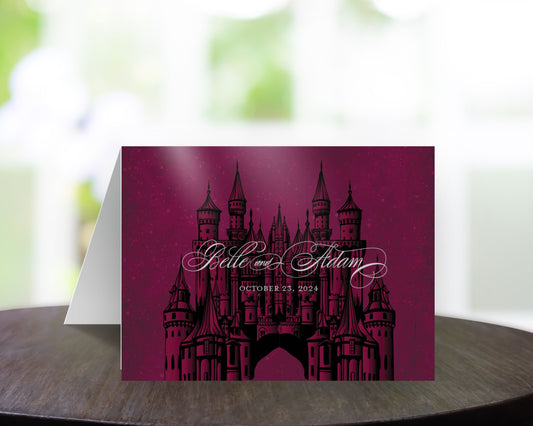 Dark Fairytale Folded Thank You Card