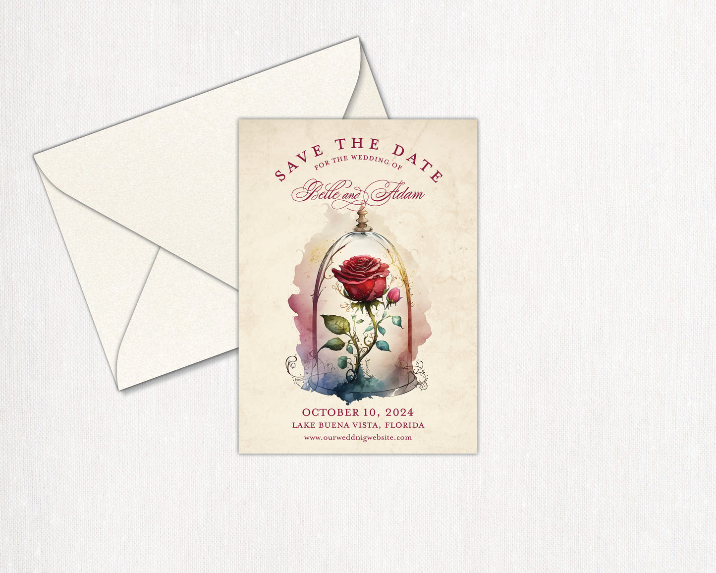 Enchanted Rose Save the Date