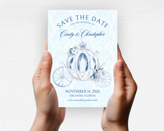 Cinderella's Carriage Save the Date