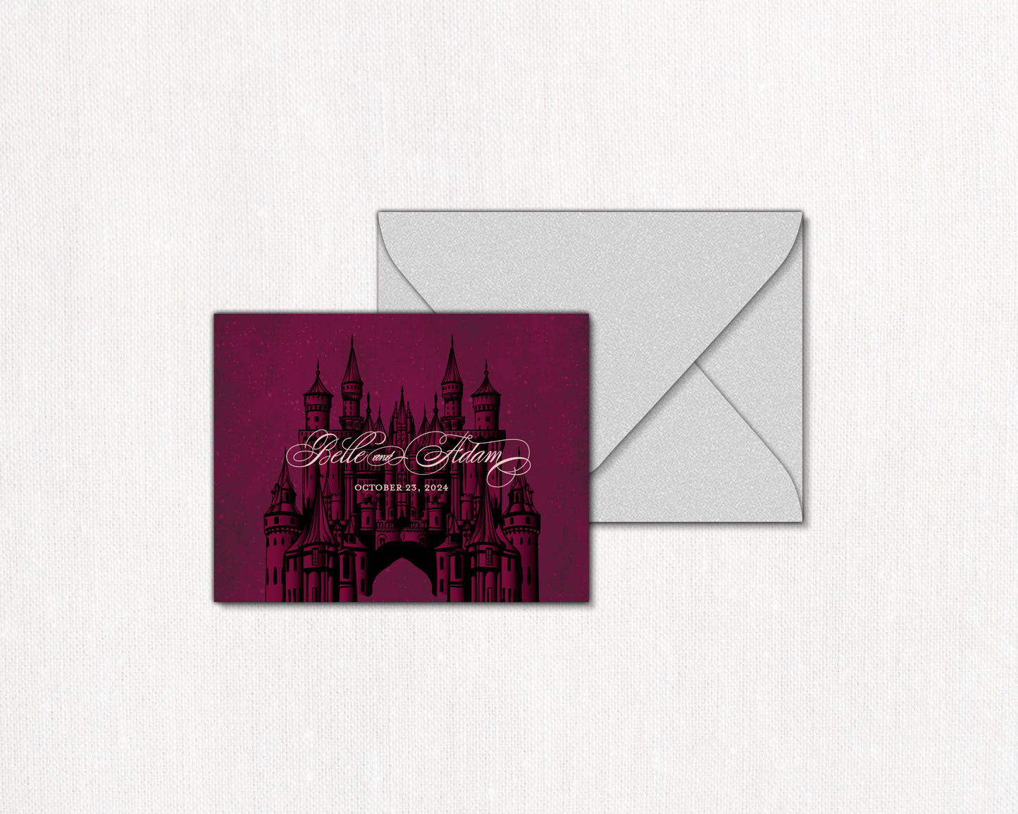 Dark Fairytale Folded Thank You Card