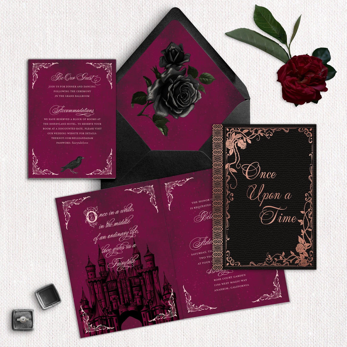 Dark Fairytale Invitation
