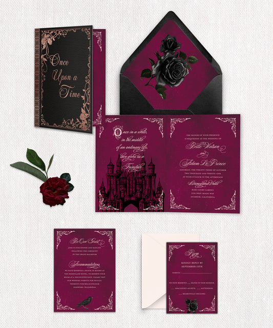 Dark Fairytale Invitation