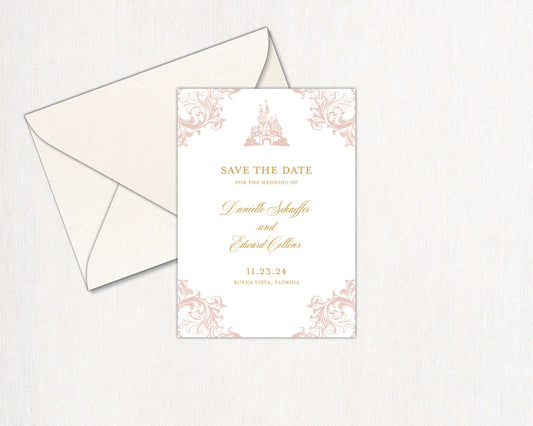 Elegant Castle Save the Date