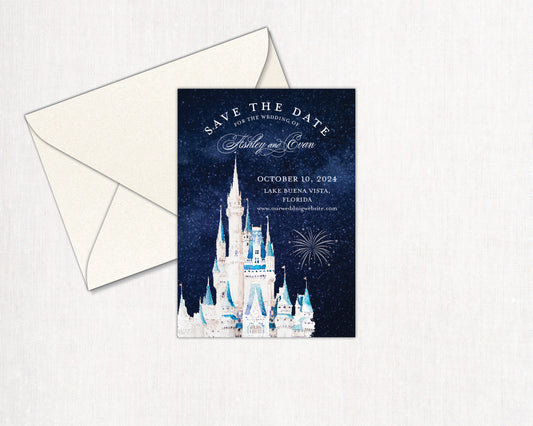 Fairytale Castle Save the Date