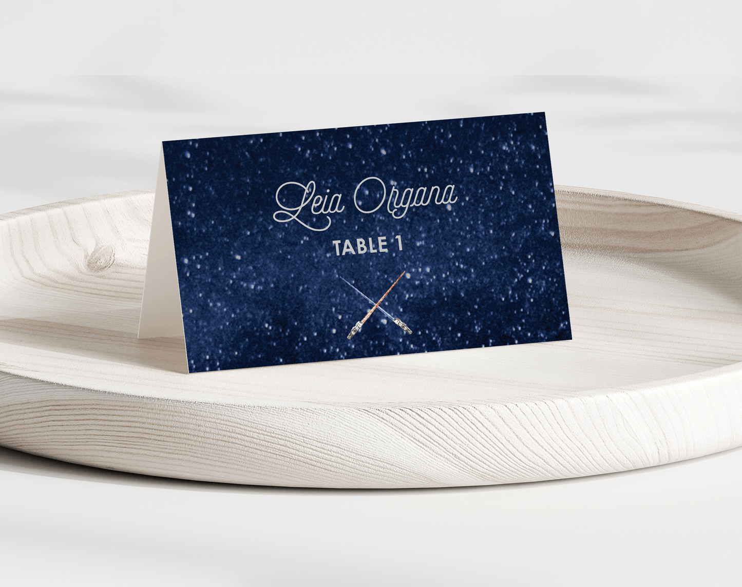 Galactic Fairytale Folded Place Cards