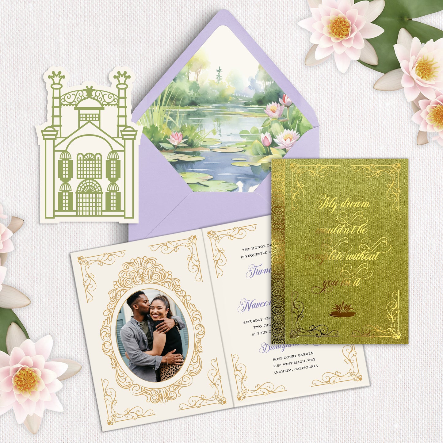 Princess & Frog Invitation