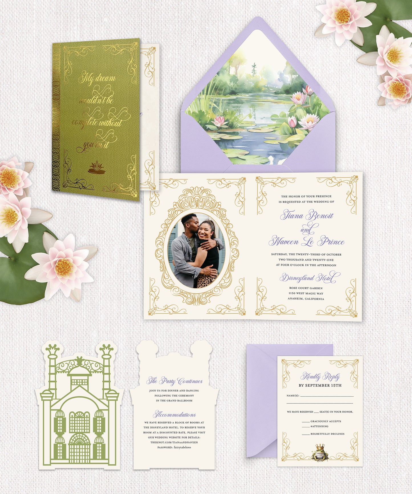 Princess & Frog Invitation