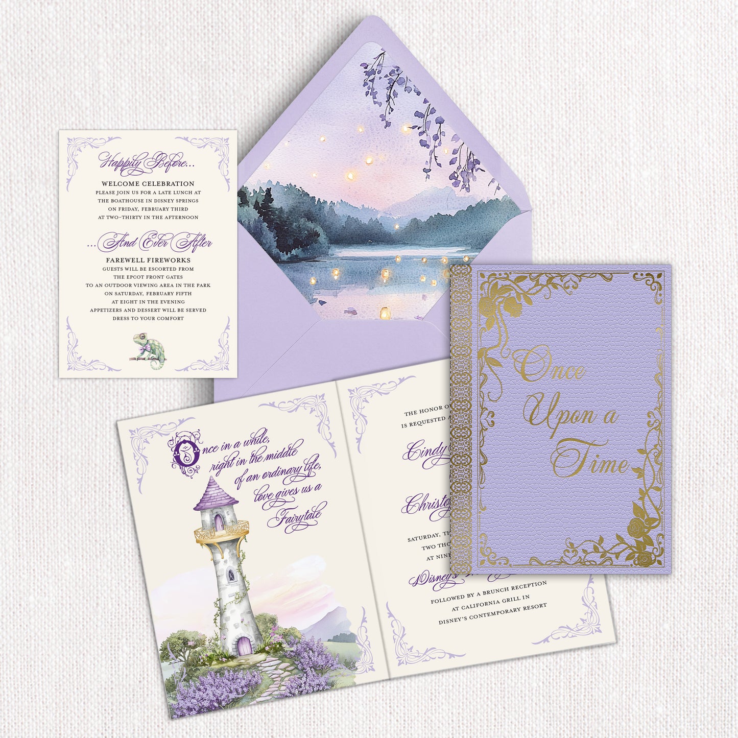 Rapunzel's Tower Invitation