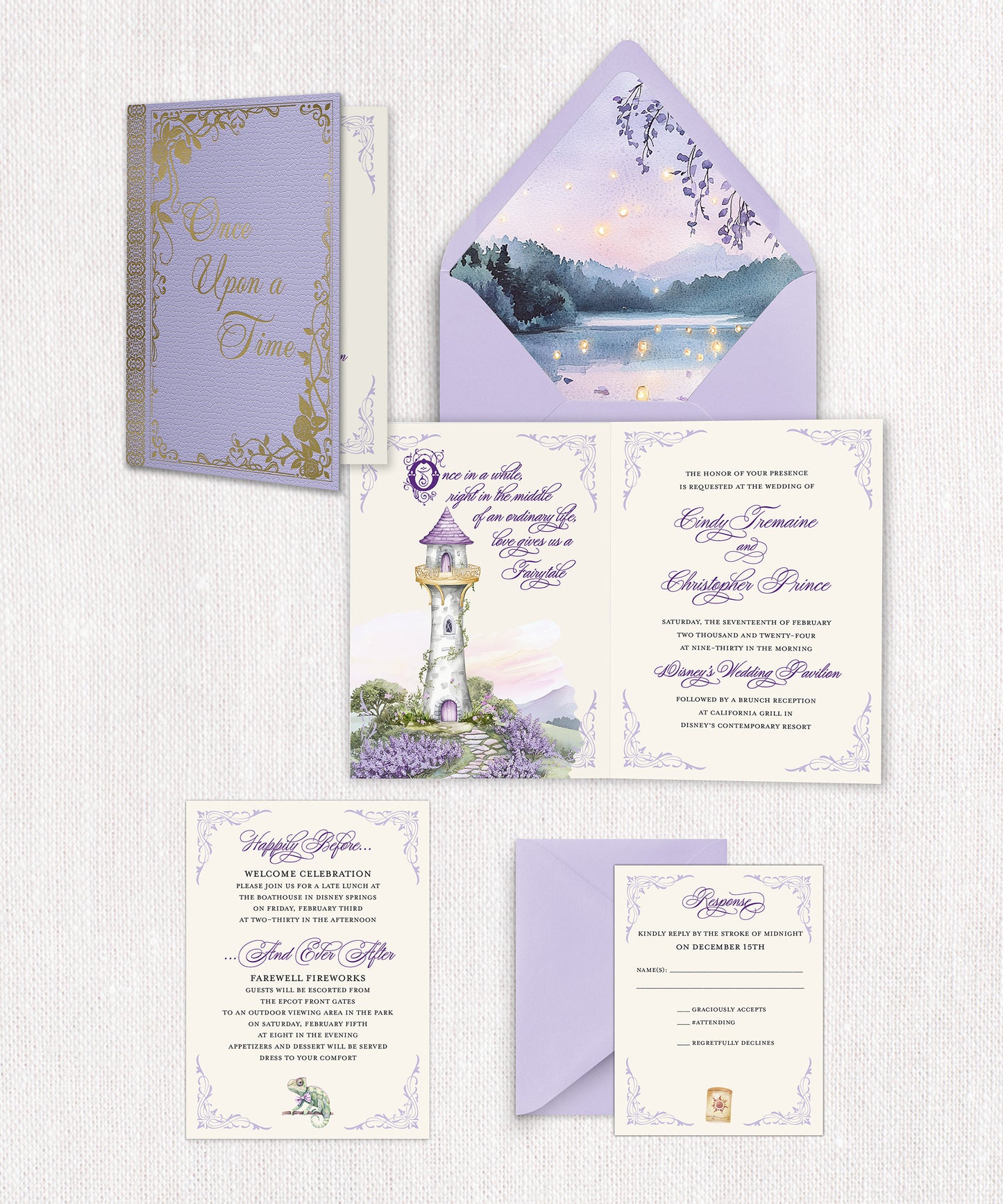 Rapunzel's Tower Invitation