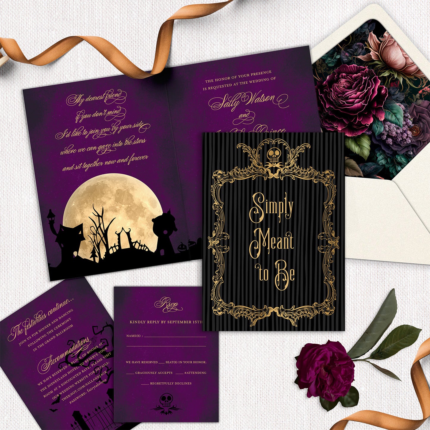 Simply Meant to Be Book Invitation