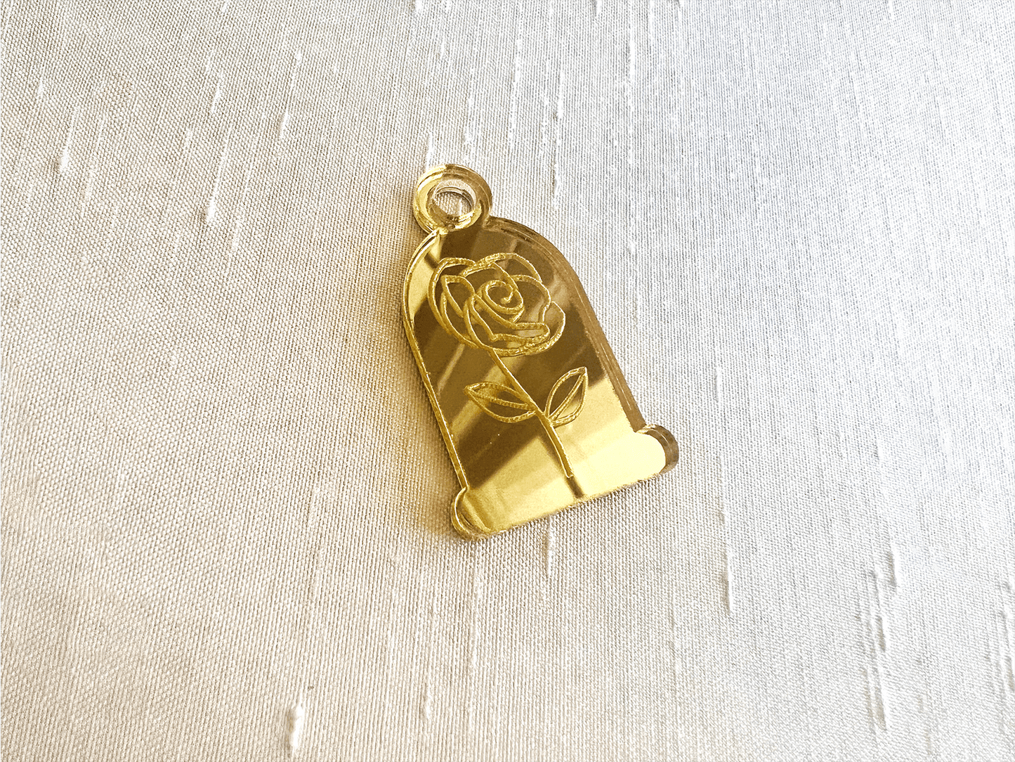 Beauty and the Beast Enchanted Rose Charms